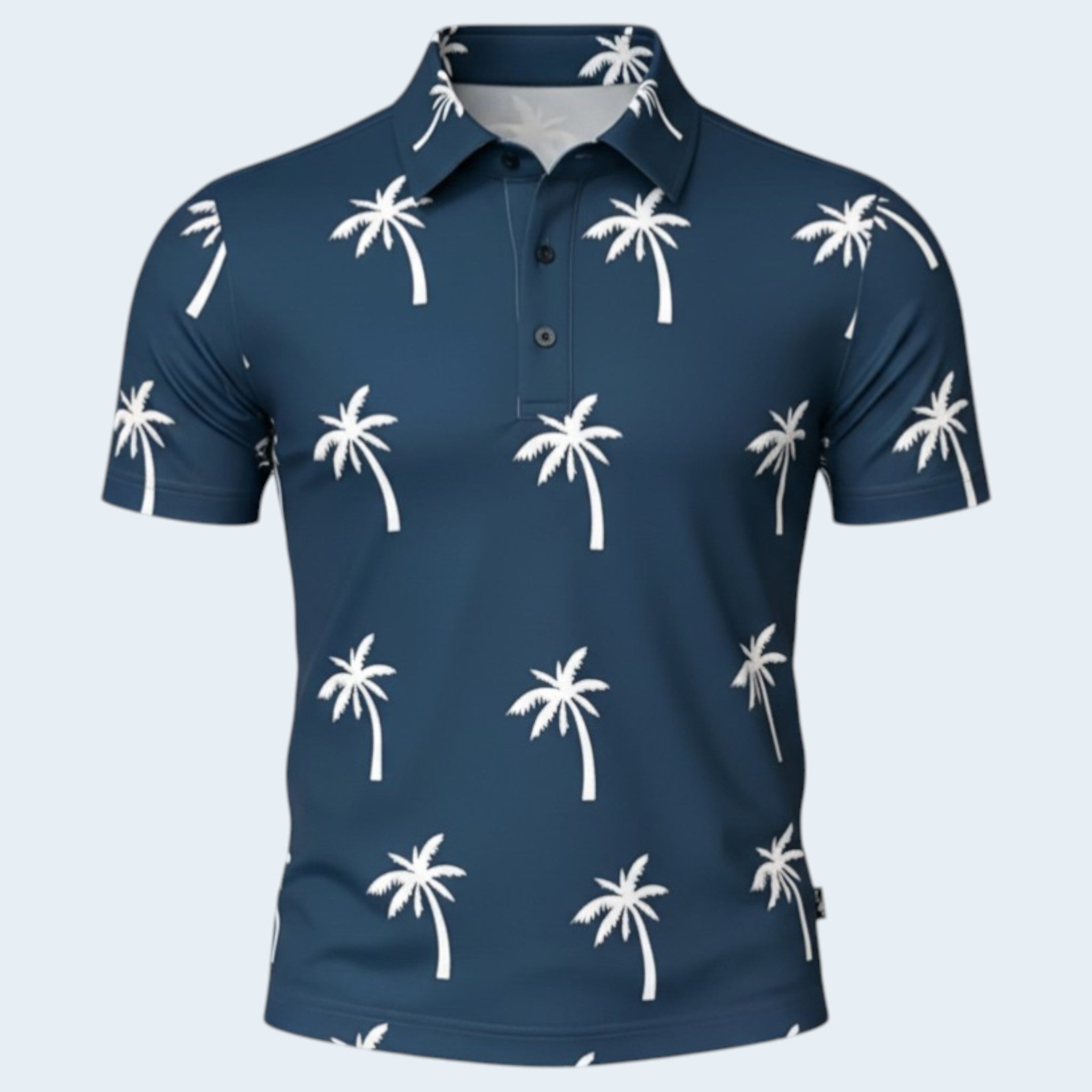 Easy Par Crystal Palms Mens Polo